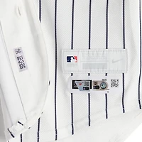 Trent Grisham New York Yankees Game-Used #12 White Pinstripe Nike Jersey vs. Texas Rangers on May 7, 2026