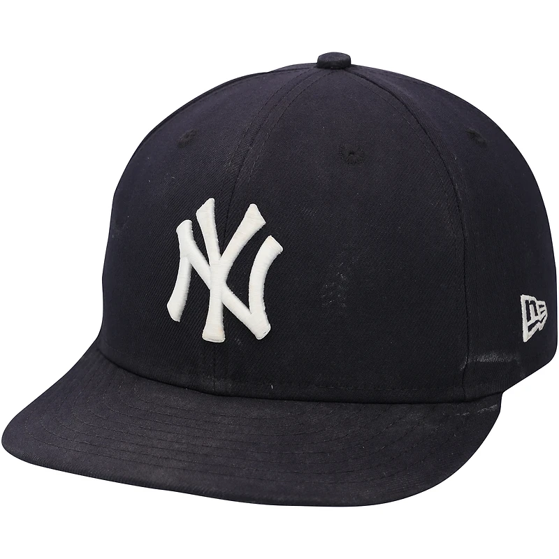 Casquette New Era bleu marine portée par Trent Grisham des Yankees de New York contre les Dodgers de Los Angeles le 30 octobre 2024 - Match 5 des Séries mondiales