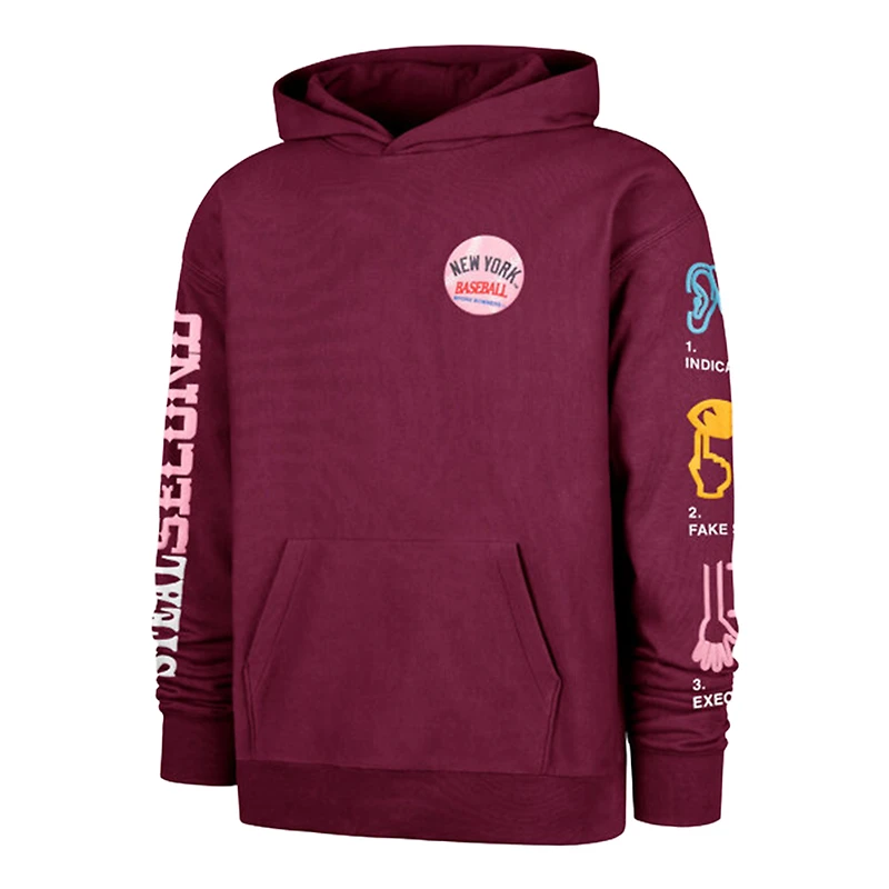 Unisex '47  Burgundy New York Yankees Earl Foundation Hoodie