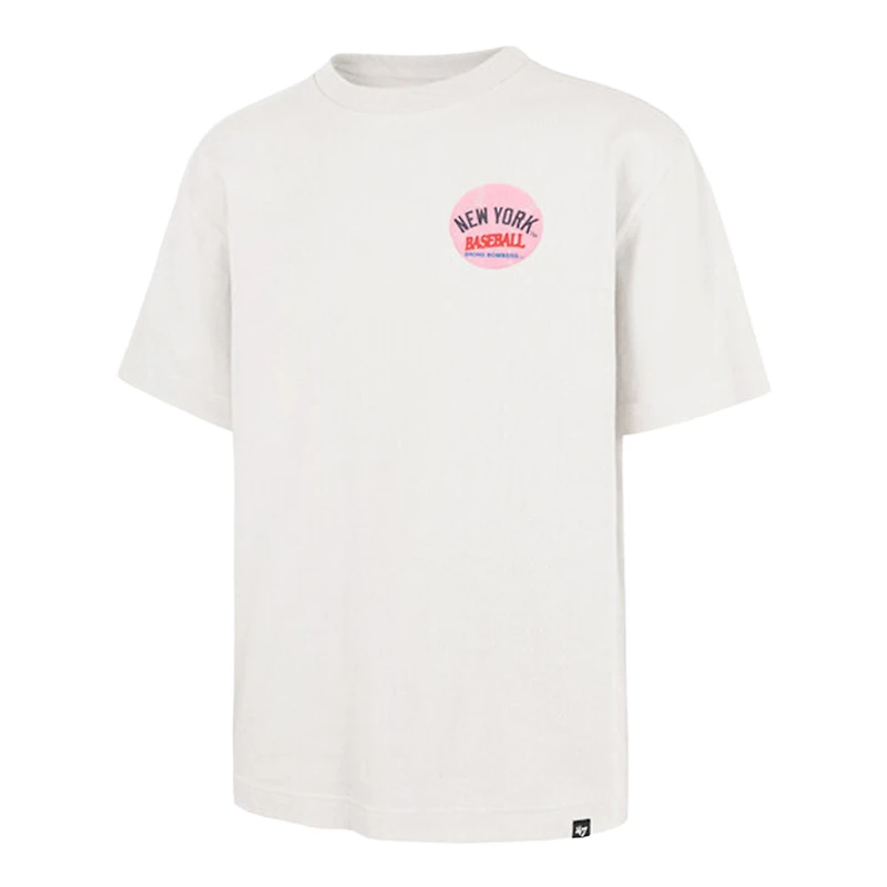 T-shirt unisexe crème '47 New York Yankees Turnpike Chuck Foundation