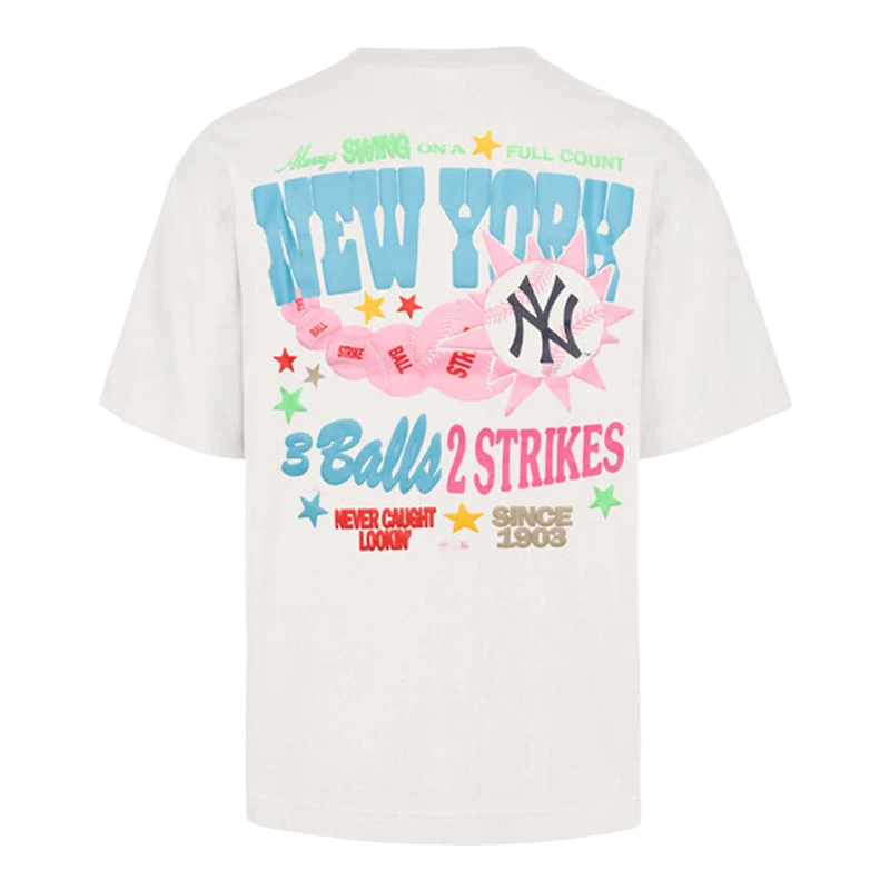 Unisex '47 Cream New York Yankees Turnpike Chuck Foundation T-Shirt