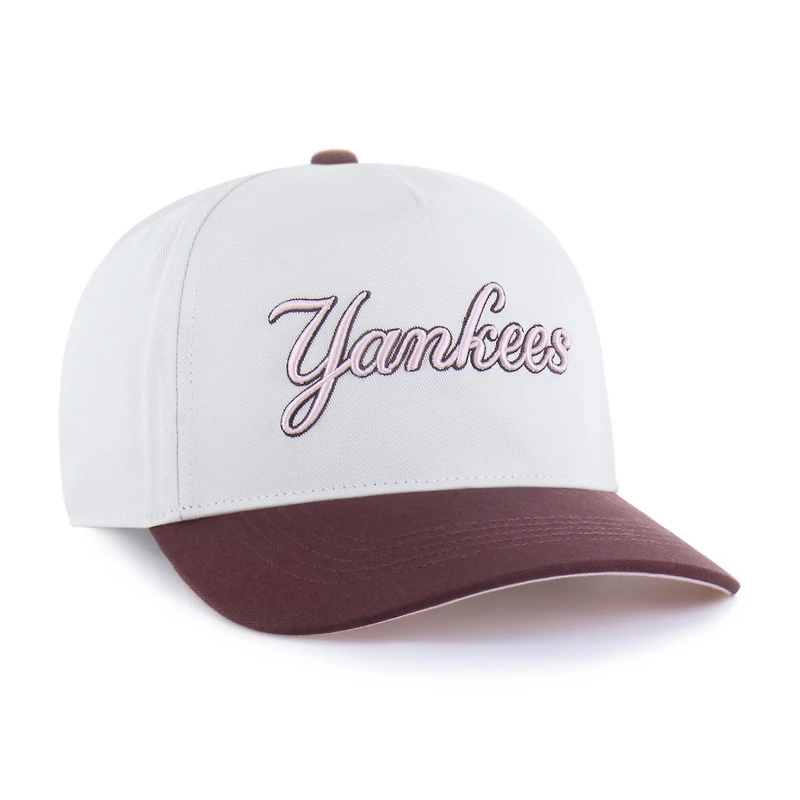 Casquette unisexe '47 Stone/Bordeaux New York Yankees Love Letter à réglage Hitch