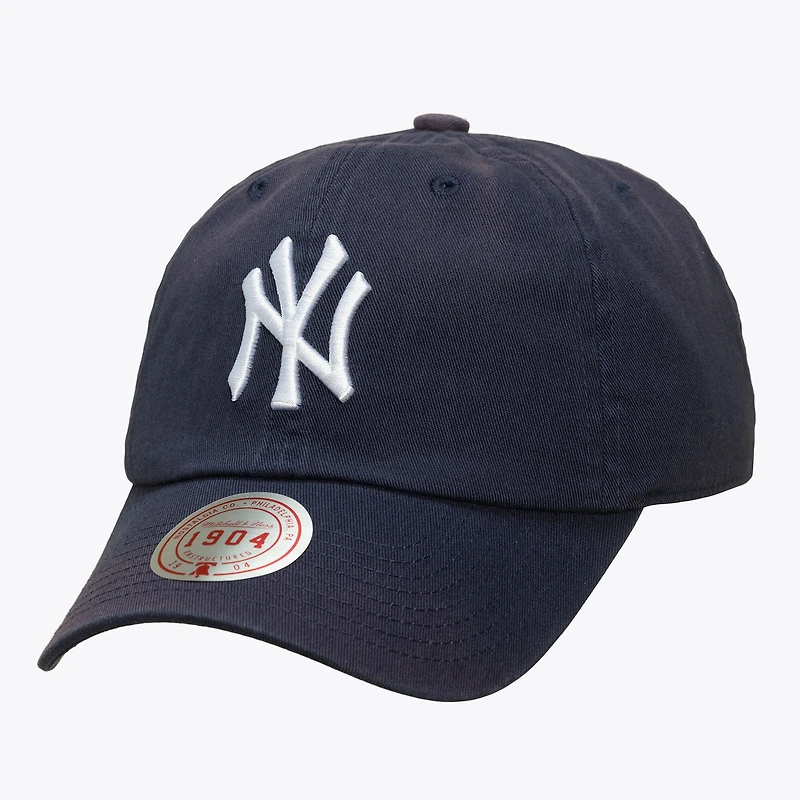 Casquette unisexe Mitchell & Ness bleu marine New York Yankees 1904 Soft Wash ajustable