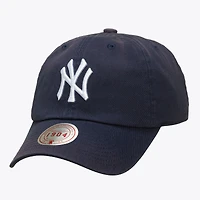 Casquette unisexe Mitchell & Ness bleu marine New York Yankees 1904 Soft Wash ajustable