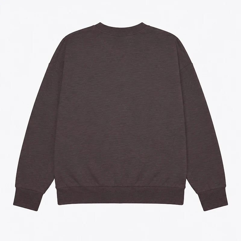 Sweat-shirt unisexe Peace Collective marron chiné New York Yankees, oversize et épais