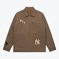 Unisex Peace Collective  Walnut New York Yankees Heavyweight Work Jacket