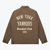 Unisex Peace Collective  Walnut New York Yankees Heavyweight Work Jacket
