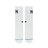 Chaussettes unisexes Stance New York Yankees à écusson tricotées mi-mollet