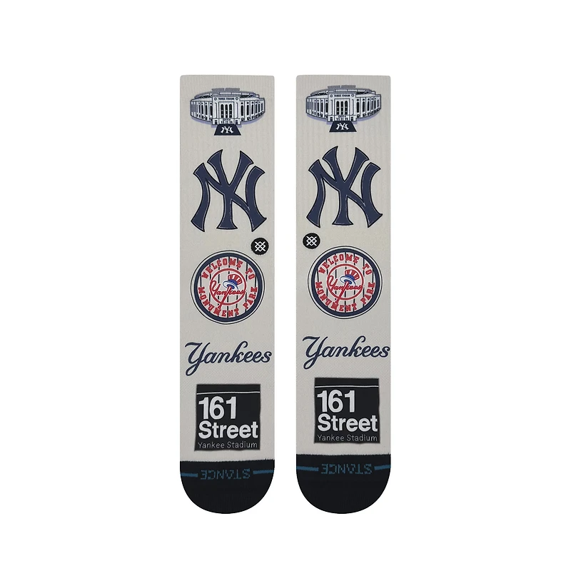 Chaussettes unisexes Stance New York Yankees Local Crew