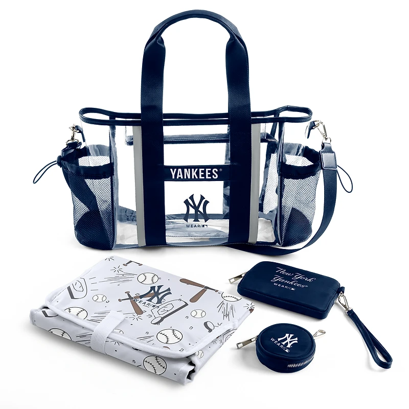 WEAR by Erin Andrews New York Yankees Clear Stadium Baby Bag
