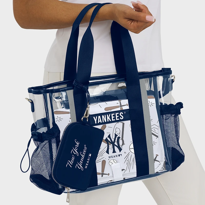 WEAR by Erin Andrews New York Yankees Clear Stadium Baby Bag