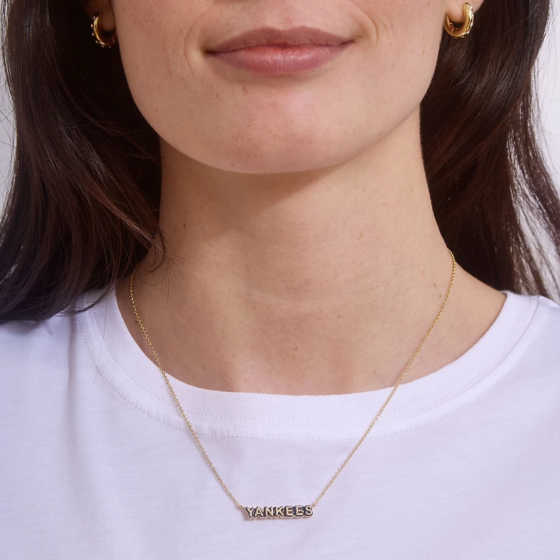 WEAR by Erin Andrews New York Yankees Delicate Enamel Necklace