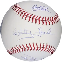 Ballon de baseball autographié par Whitey Ford, Ron Guidry et Gerrit Cole des Yankees de New York