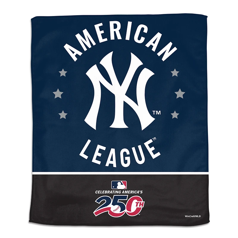 Serviette de rallye WinCraft New York Yankees 15" x 18" America 250