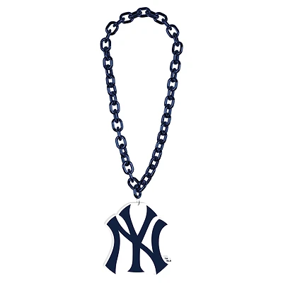 WinCraft Collier avec logo à grande chaîne des Yankees de New York