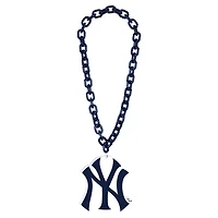WinCraft Collier avec logo à grande chaîne des Yankees de New York