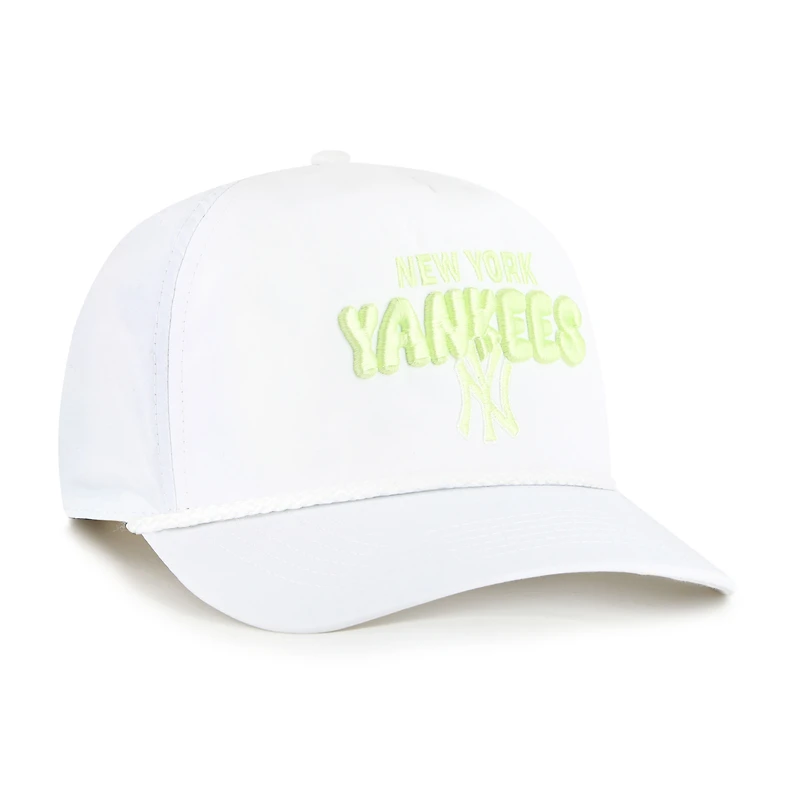 Women's '47 White New York Yankees Bright Side Adjustable Hitch Hat