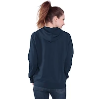 Sweat à capuche entièrement zippé G-III 4Her by Carl Banks pour femme, bleu marine, motif Wild Cat des Yankees de New York