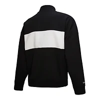 Women's Mitchell & Ness Black New York Yankees Quarter-Zip Pullover Top