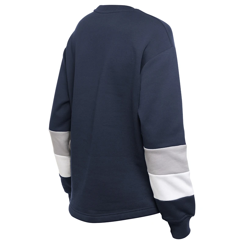 Sweat-shirt ras du cou New Era bleu marine York Yankees Gameday pour femme