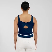 Débardeur à col carré bleu marine des Yankees de New York pour femmes WEAR by Erin Andrews
