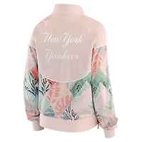 Women's WEAR by Erin Andrews  Sand New York Yankees Raglan Full-Zip Track Jacket