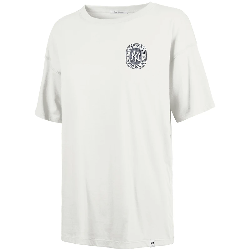 T-shirt Sadie Back Canyon des Yankees de New York pour femme, modèle 47 Natural