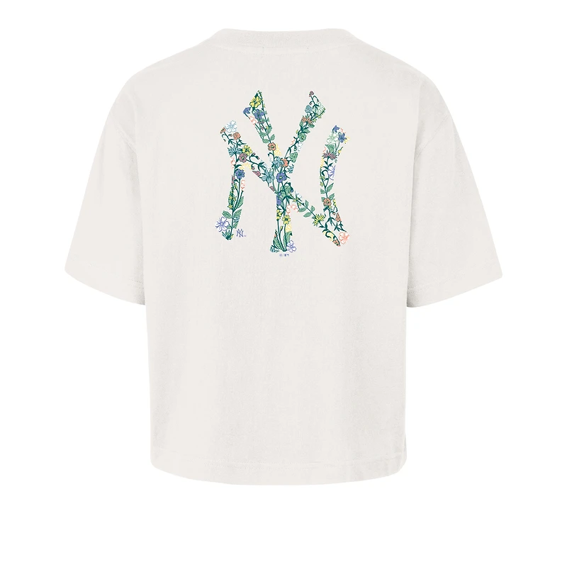 T-shirt court « 47 Natural » pour femme, motif New York Yankees, Full Bloom