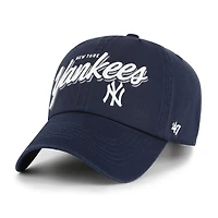 Casquette ajustable Ariana Clean Up bleu marine 47 des Yankees de New York pour femme