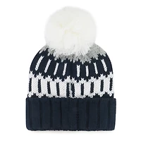 Women's '47  Navy New York Yankees Felicity Cuffed Knit Hat with Pom
