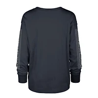 T-shirt à manches longues pour femme '47 Navy New York Yankees Statement