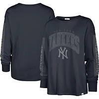 T-shirt à manches longues pour femme '47 Navy New York Yankees Statement