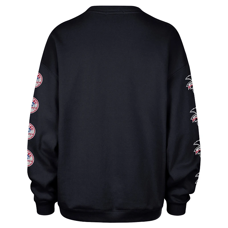 Sweat-shirt oversize New York Yankees bleu marine « 47 » pour femme