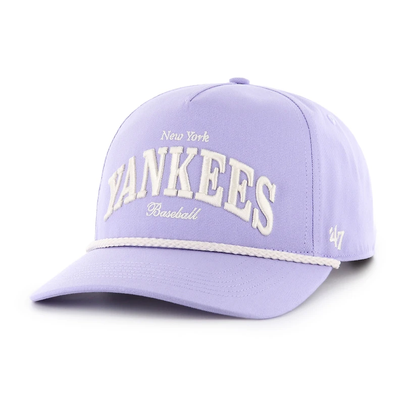 Chapeau ajustable pour femme « 47 Purple New York Yankees Gelato Hitch Rope »