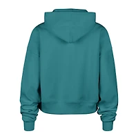 Women's '47  Teal New York Yankees Contemporary Basics Anderson Foundation Hoodie