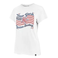T-shirt Frankie régional américain des Yankees de New York, blanc, '47