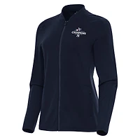 Veste zippée intégrale Antigua Navy New York Yankees, championne de la Ligue américaine 2024, pour femme