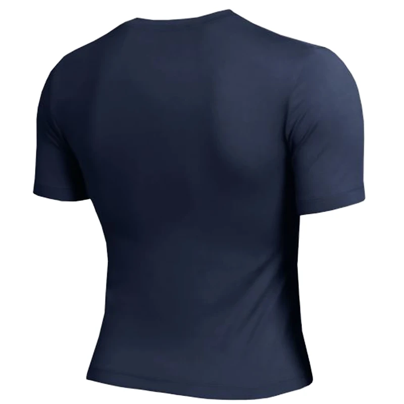 T-shirt court ajusté bleu marine Champion pour femme, New York Yankees, doux au toucher