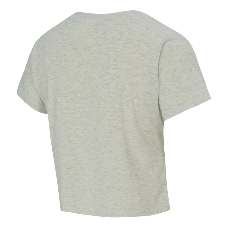 T-shirt court New York Yankees Birch crème de la marque Concepts Sport pour femmes