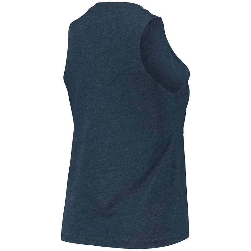 Women's Concepts Sport Gray/Navy New York Yankees Meter Muscle Tank Top & Pants Sleep Set