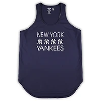 Women's Concepts Sport Navy/Heather Gray New York Yankees Plus Meter Tank Top & Pants Sleep Set
