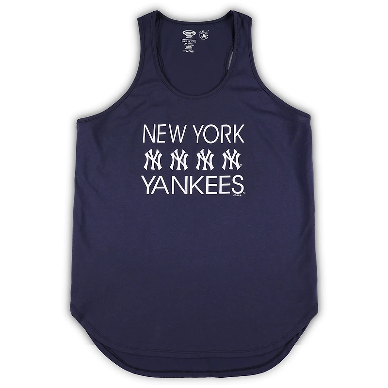 Women's Concepts Sport Navy/Heather Gray New York Yankees Plus Meter Tank Top & Pants Sleep Set