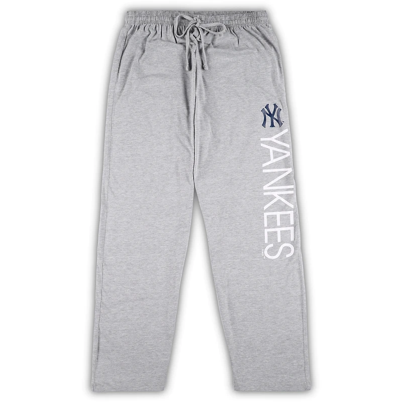 Concepts Sport Femme Bleu marine/gris chiné New York Yankees Plus Meter Tank Top & Pants Sleep Set