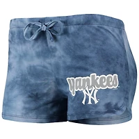 Concepts Sport - Ensemble débardeur et short à dos nageur New York Yankees Billboard pour femme, bleu marine