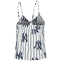 Concepts Sport White New York Yankees Reel Allover Print Tank Top & Shorts Sleep Set