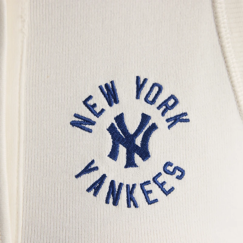 Women's Fanatics Bisque New York Yankees Iconic Ribbed Knit Tank