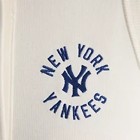 Women's Fanatics Bisque New York Yankees Iconic Ribbed Knit Tank
