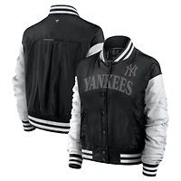Women's Fanatics  Black New York Yankees Elements Wave Full-Snap Jacket