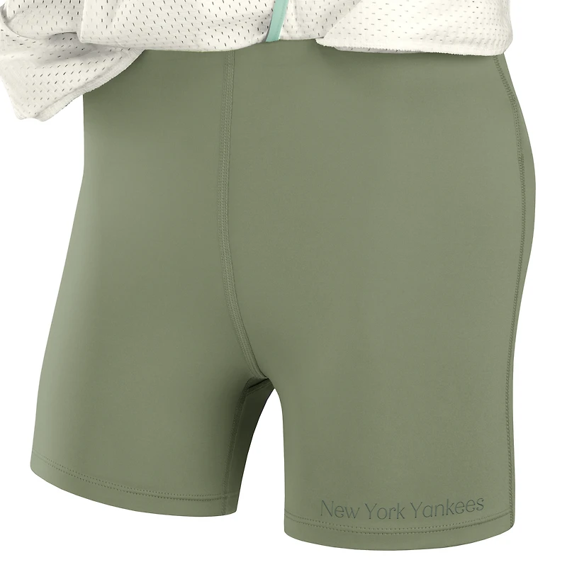 Jupe-short bien-être Fanatics Cream New York Yankees Studio pour femme