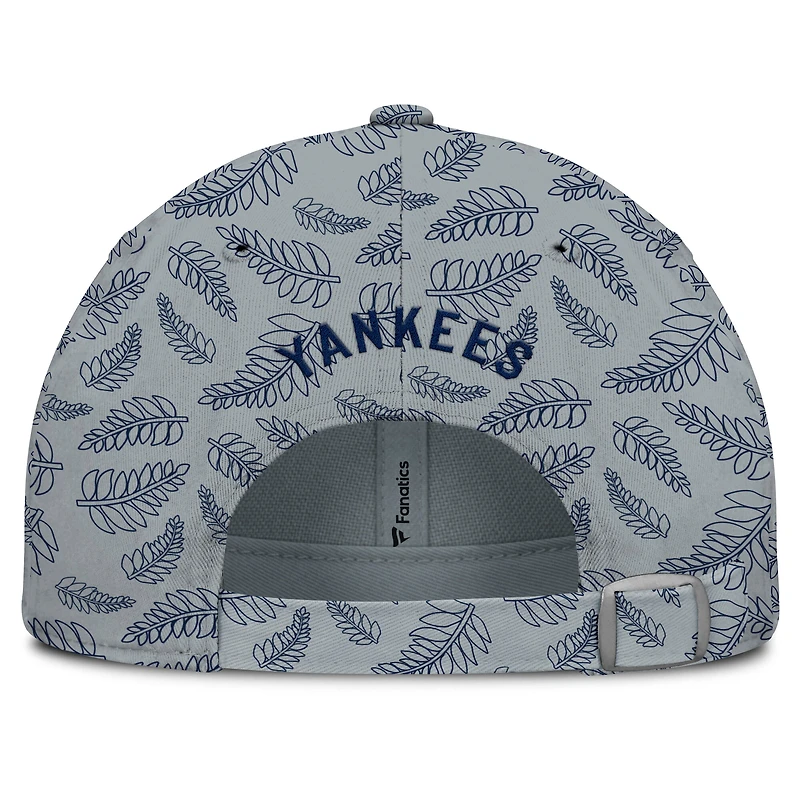 Casquette ajustable Cooperstown Collection New York Yankees grise Fanatics pour femme